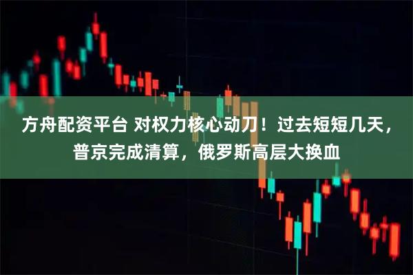 方舟配资平台 对权力核心动刀！过去短短几天，普京完成清算，俄罗斯高层大换血