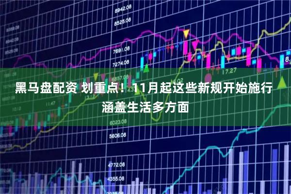 黑马盘配资 划重点！11月起这些新规开始施行 涵盖生活多方面
