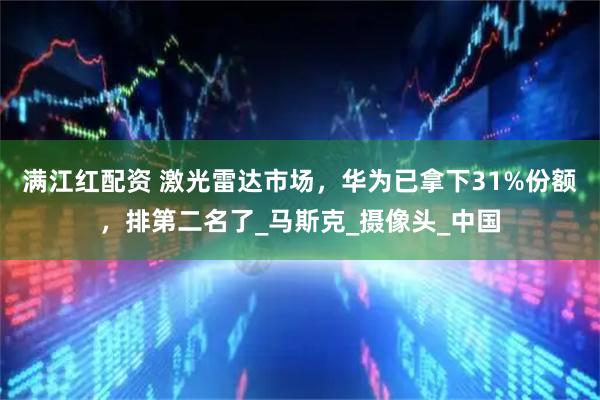 满江红配资 激光雷达市场，华为已拿下31%份额，排第二名了_马斯克_摄像头_中国